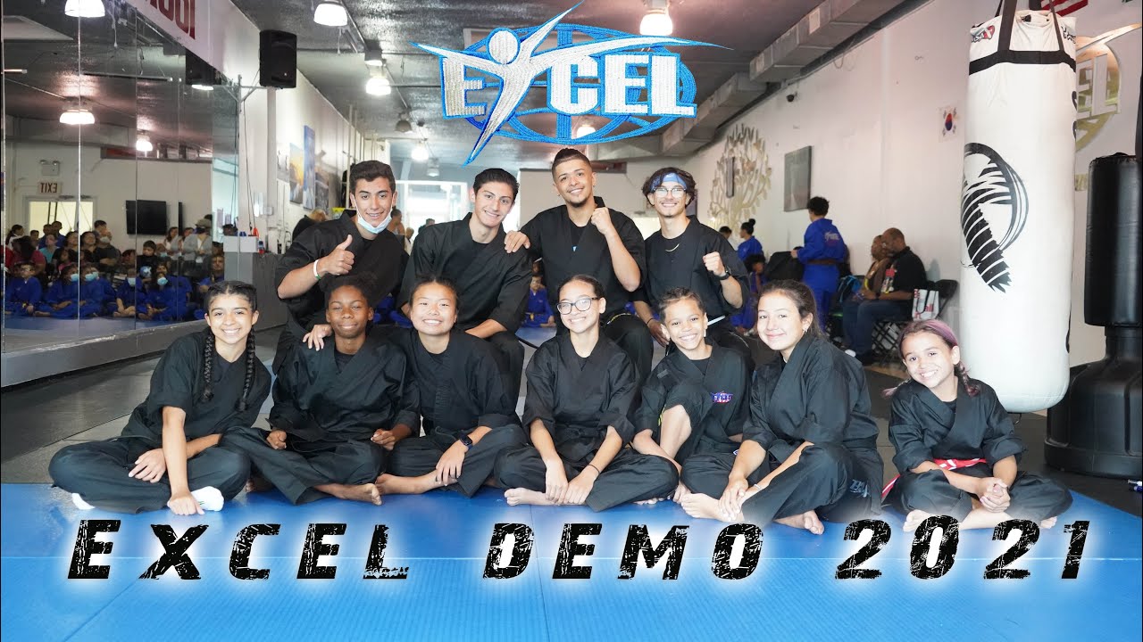 Demo Team at Excel Martial Arts 2021 Black Belt Promotion