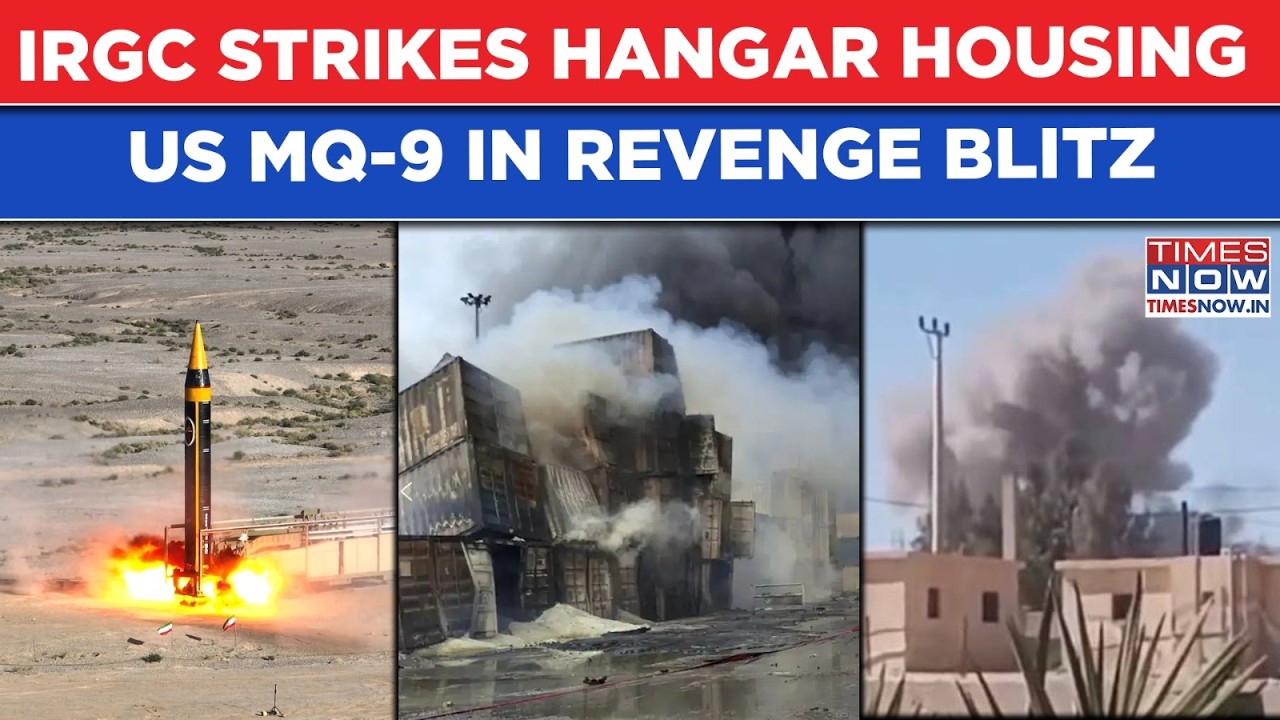 Iran IRGC Strikes Hangar Housing US MQ-9 With Massive Attack On Jordan Airbase| Gulf On Edge
