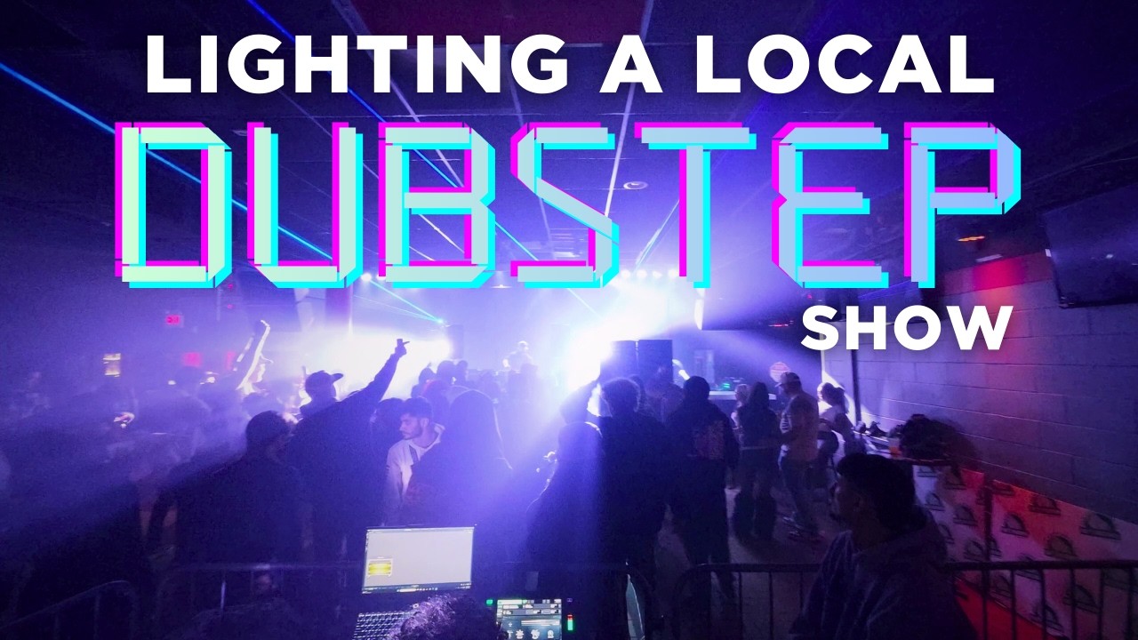 Setting Up Lights for a DUBSTEP Show