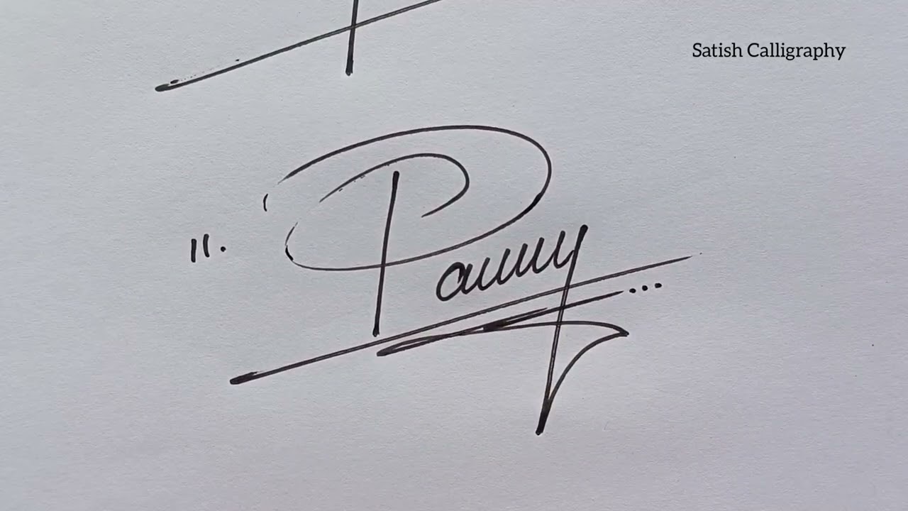 How to Sign the Letter P?❤️ | How to Sign Letter P?❤️