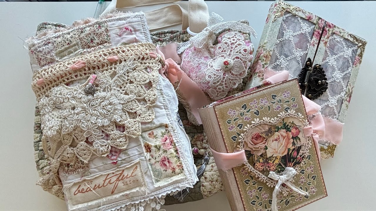 Victorian Floral Junk Journal Collection 