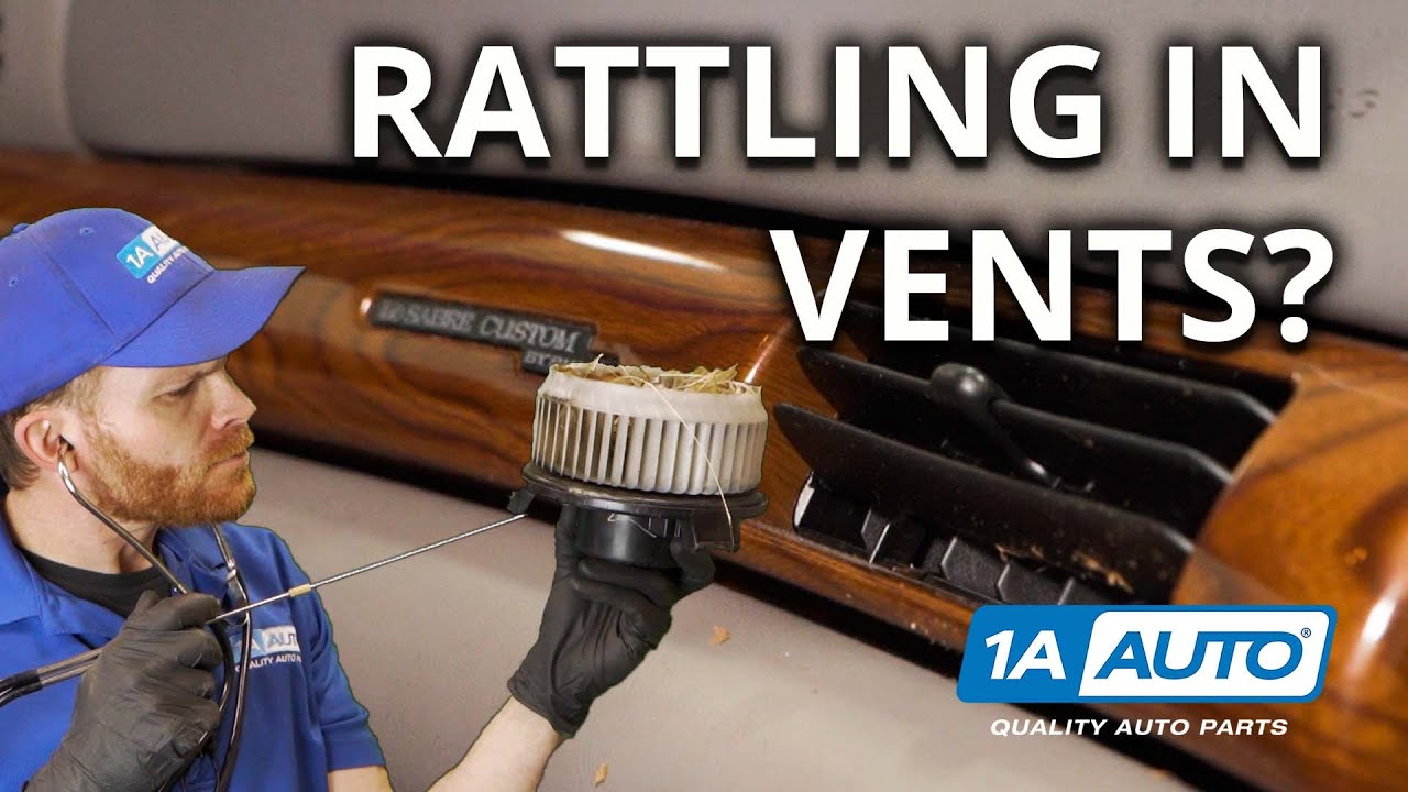 Rattling noise coming from heat/AC vents in your car or truck? Find blower motor problems easily.