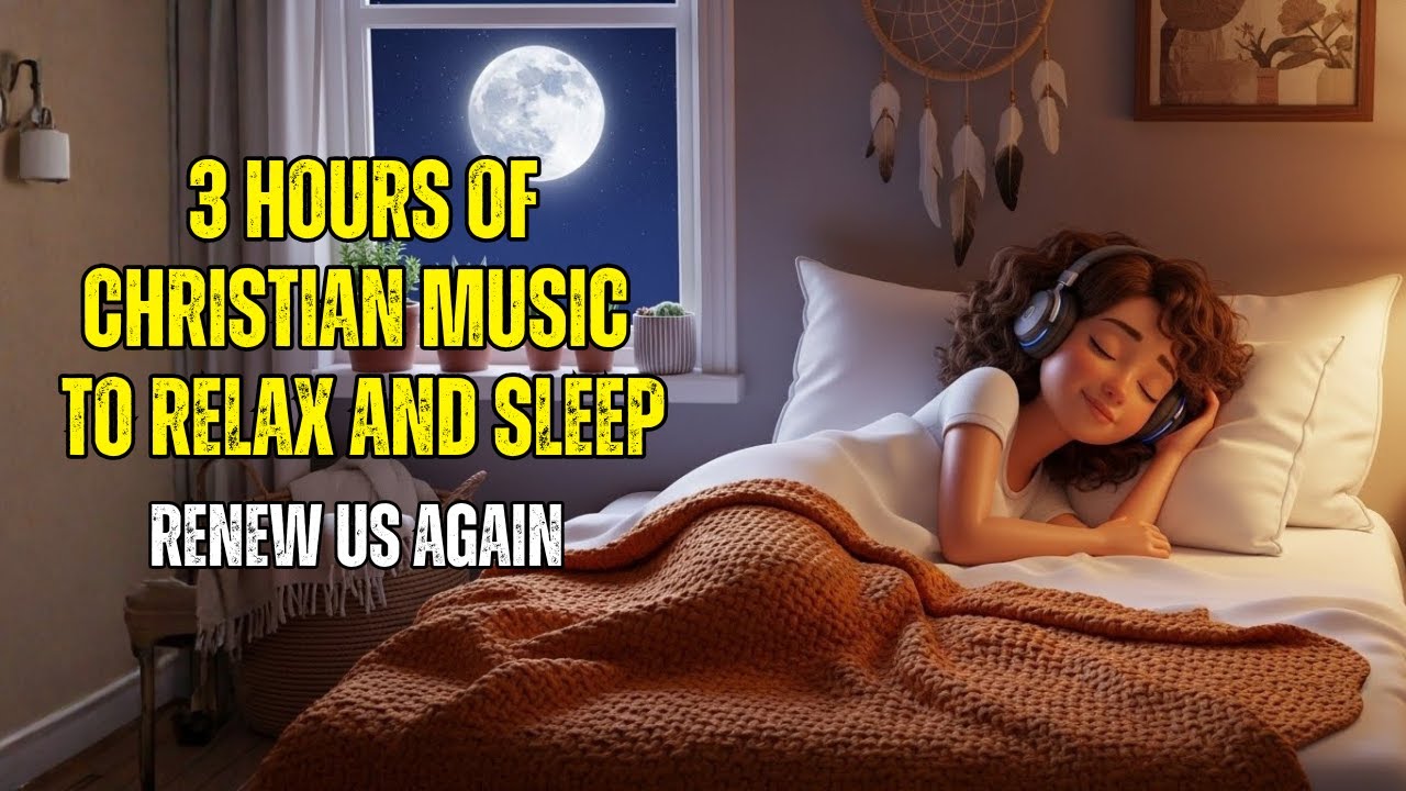 3 HOURS OF CHRISTIAN MUSIC - RENEW US AGAIN - Calming Christian Sleep Music