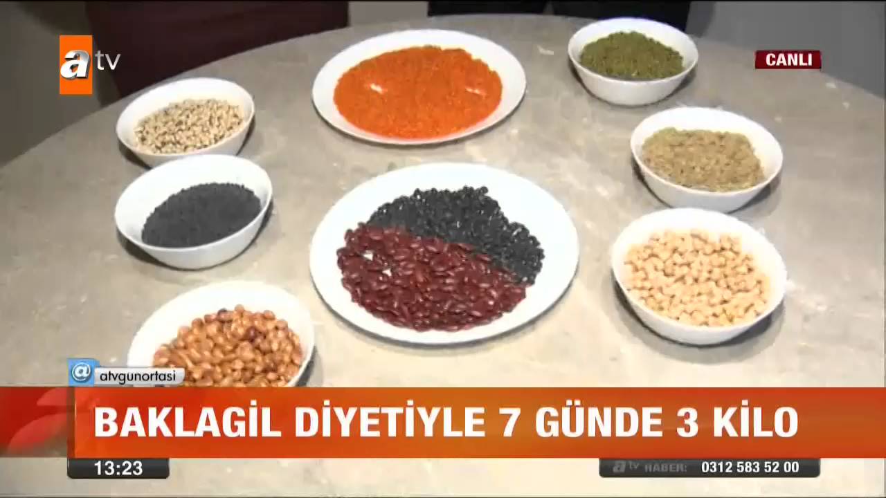 Baklagil diyetiyle 7 g&uuml;nde 3 kilo - atv G&uuml;n Ortası B&uuml;lteni