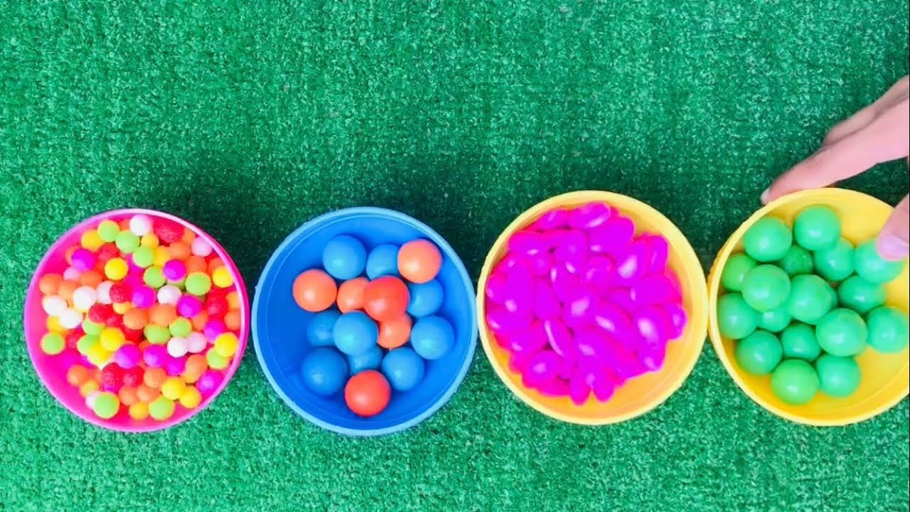 ASMR Most Popular Candys / some lots of colorful rainbow lollipop candy / unpacking chocolate eat
