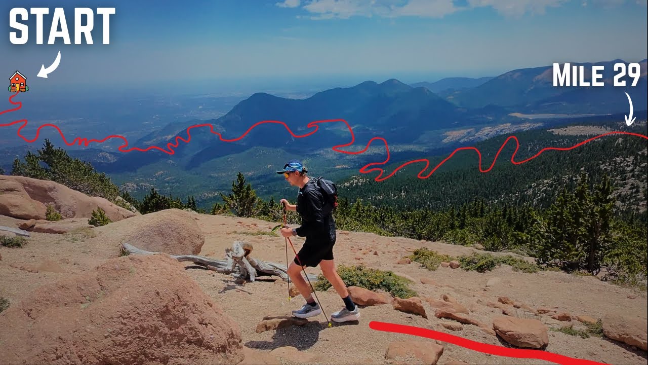 Running From Home To The Top Of Pikes Peak | From The Guy Who Started Running 3 Years Ago