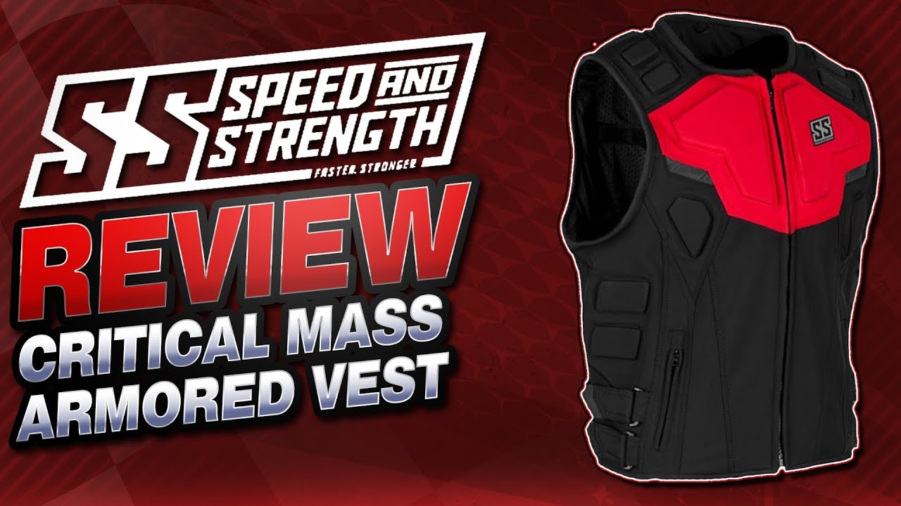 Speed and Strength Critical Mass Armored Vest Review from Sportbiketrackgear.com