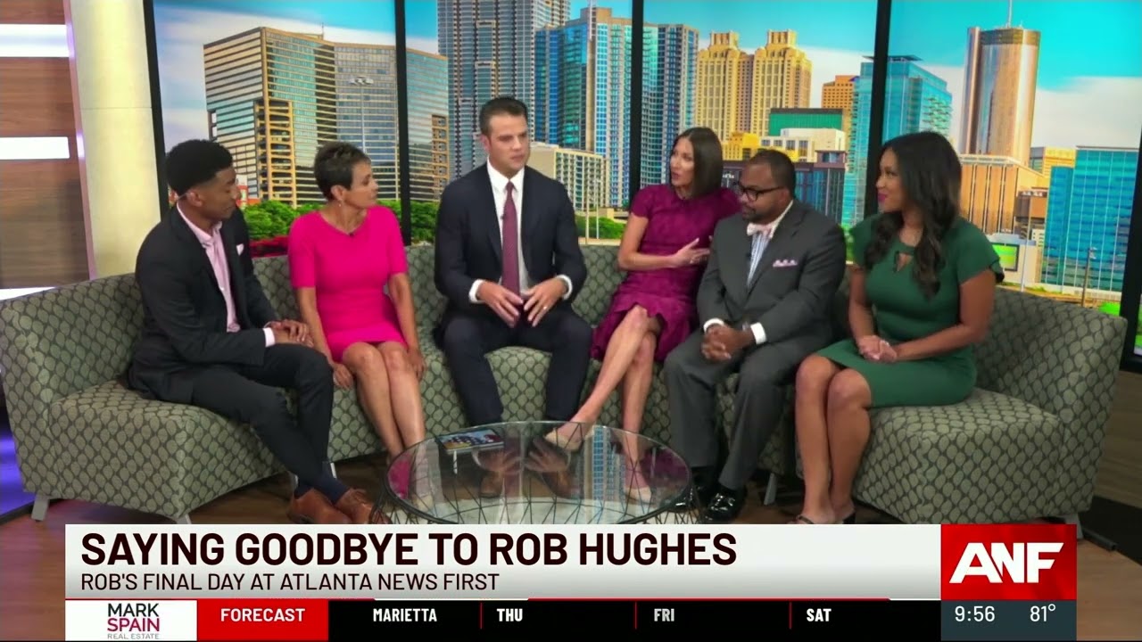 Saying goodbye to Rob Hughes on Atlanta News First (WANF) - 7/27/2023