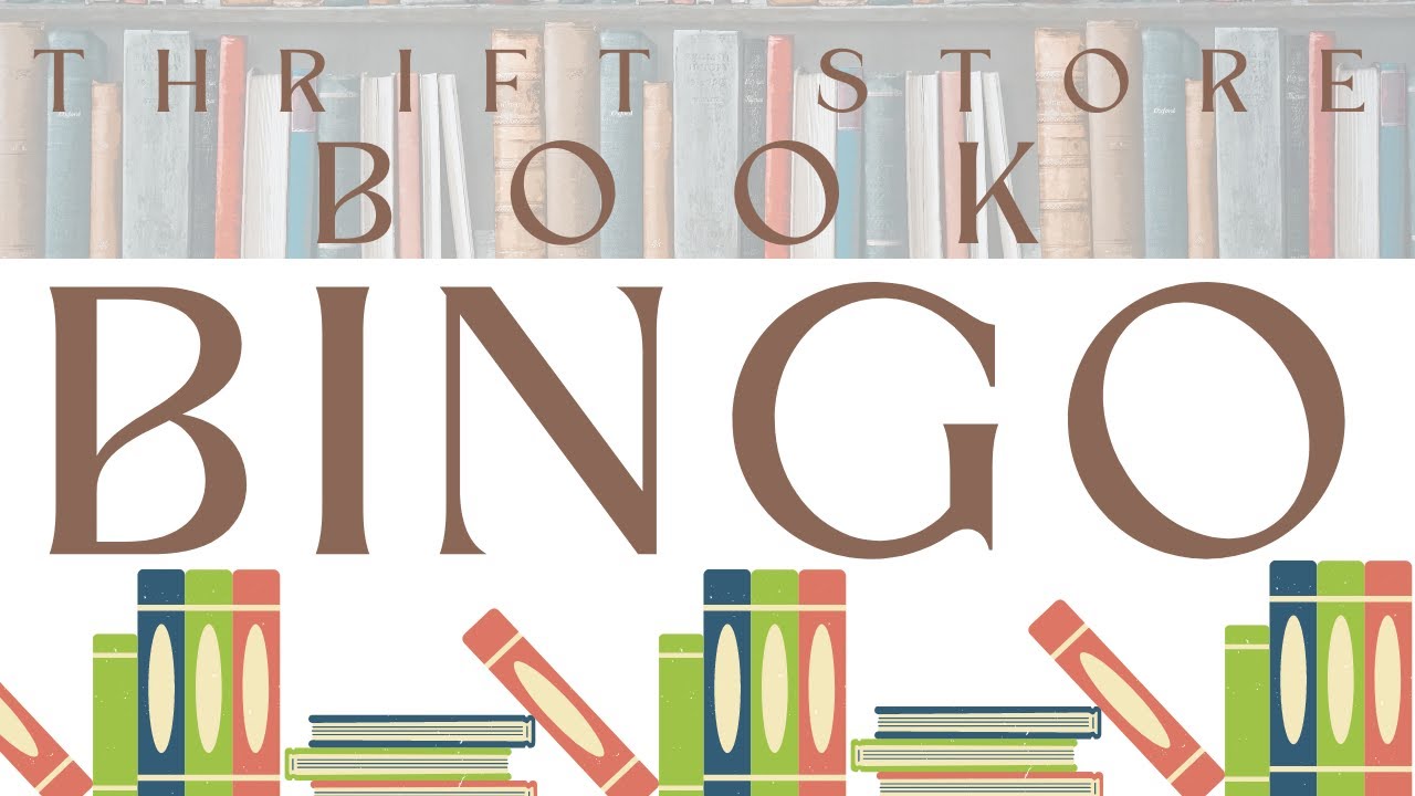 Playing Bingo With Books.... at the thrift store!!