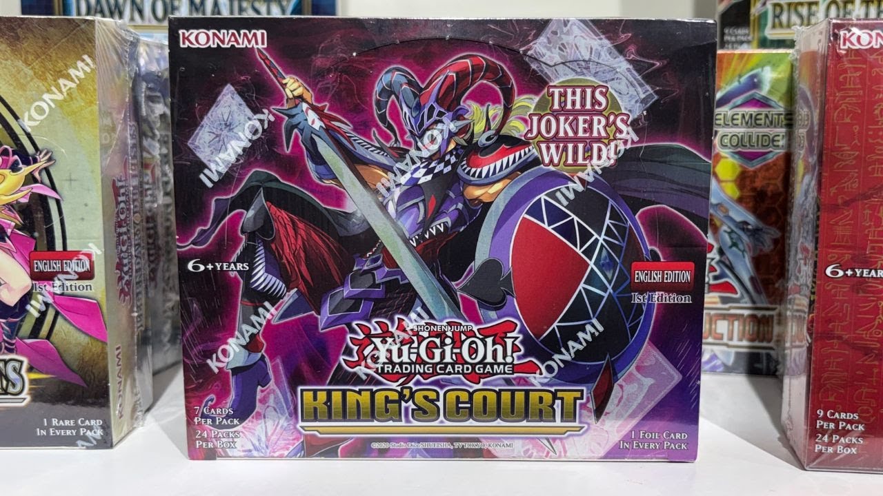 Испытываем удачу с открытием коробки с бустерами Yugioh Kings Court!