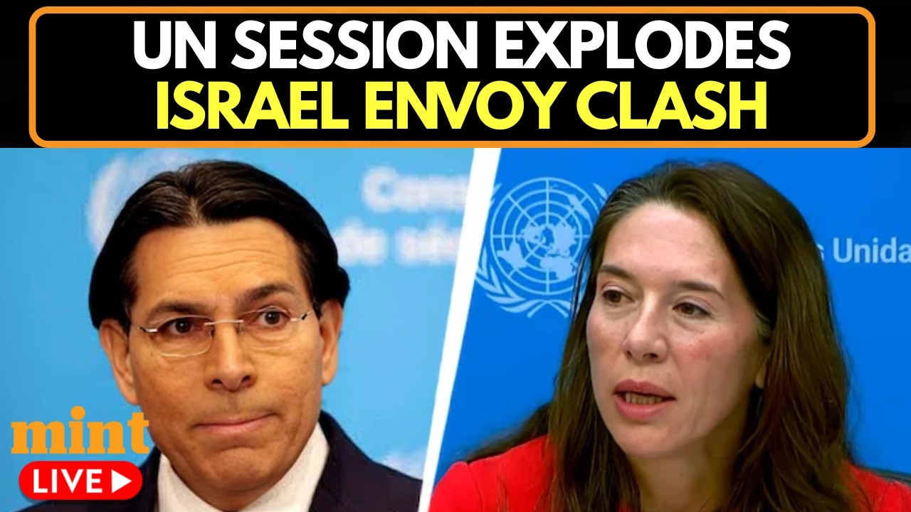 LIVE | UN Session Erupts After Israeli Envoy's 'Be Quiet' Remark Sparks Heated Diplomatic Clash