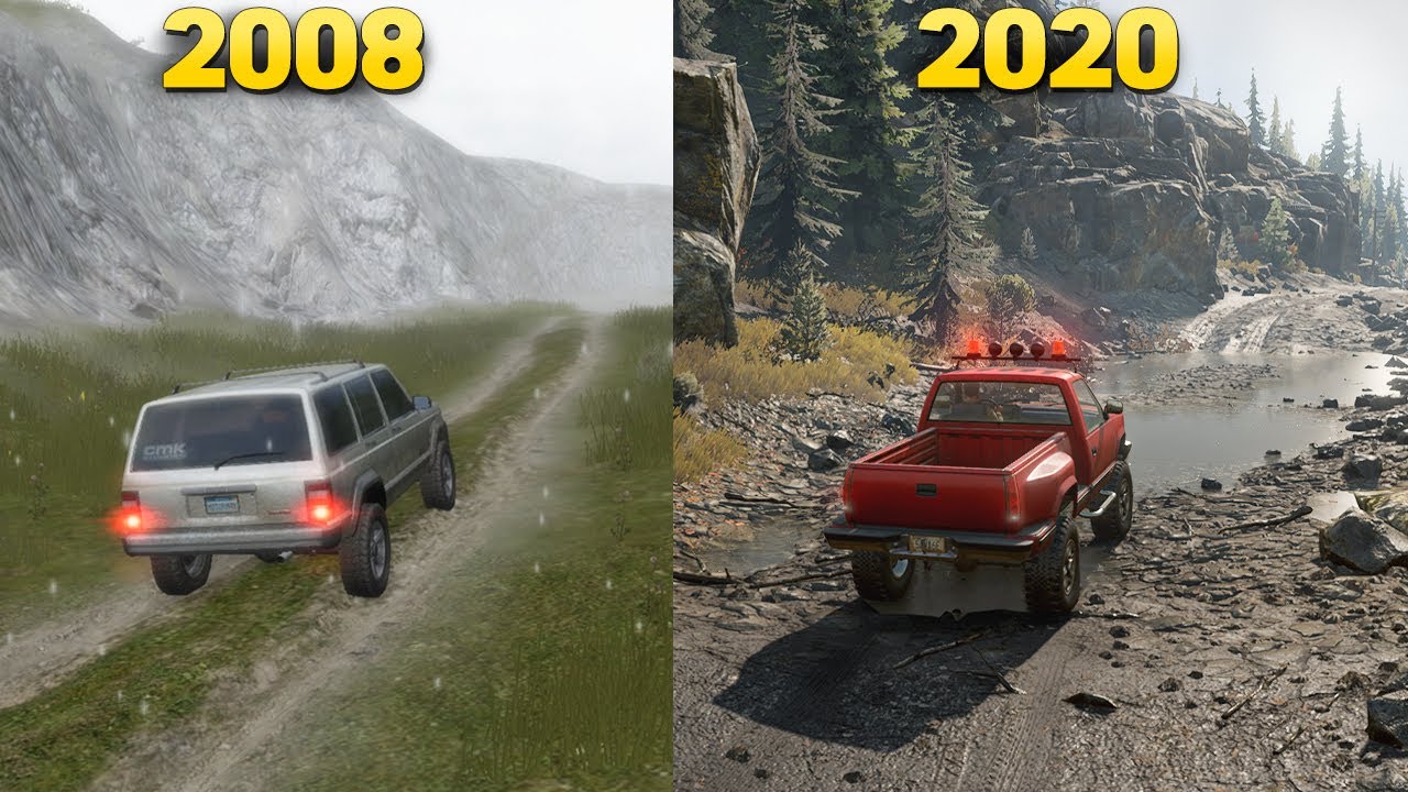 Evolution of Off-road Games From 2008 to 2021 - SnowRunner MudRunner and Spintires