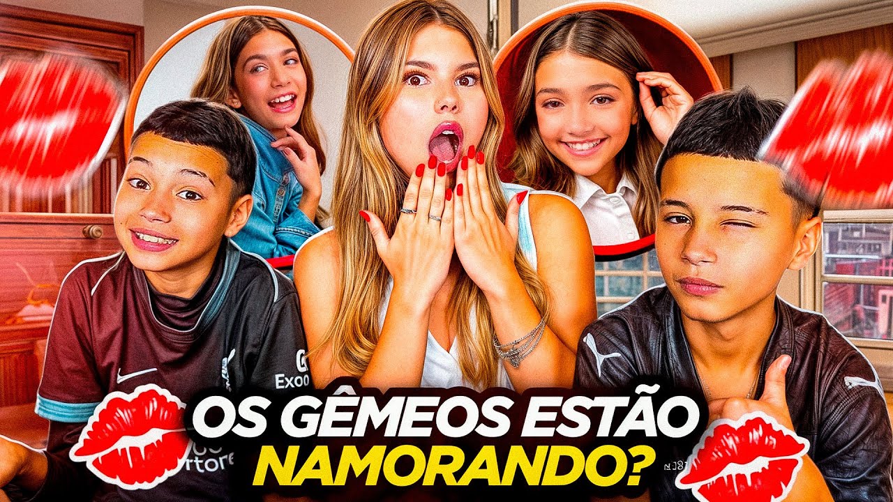OS GÊMEOS ANTÔNIO E JP ESTÃO NAMORANDO 😱 •Carolina Tavares•