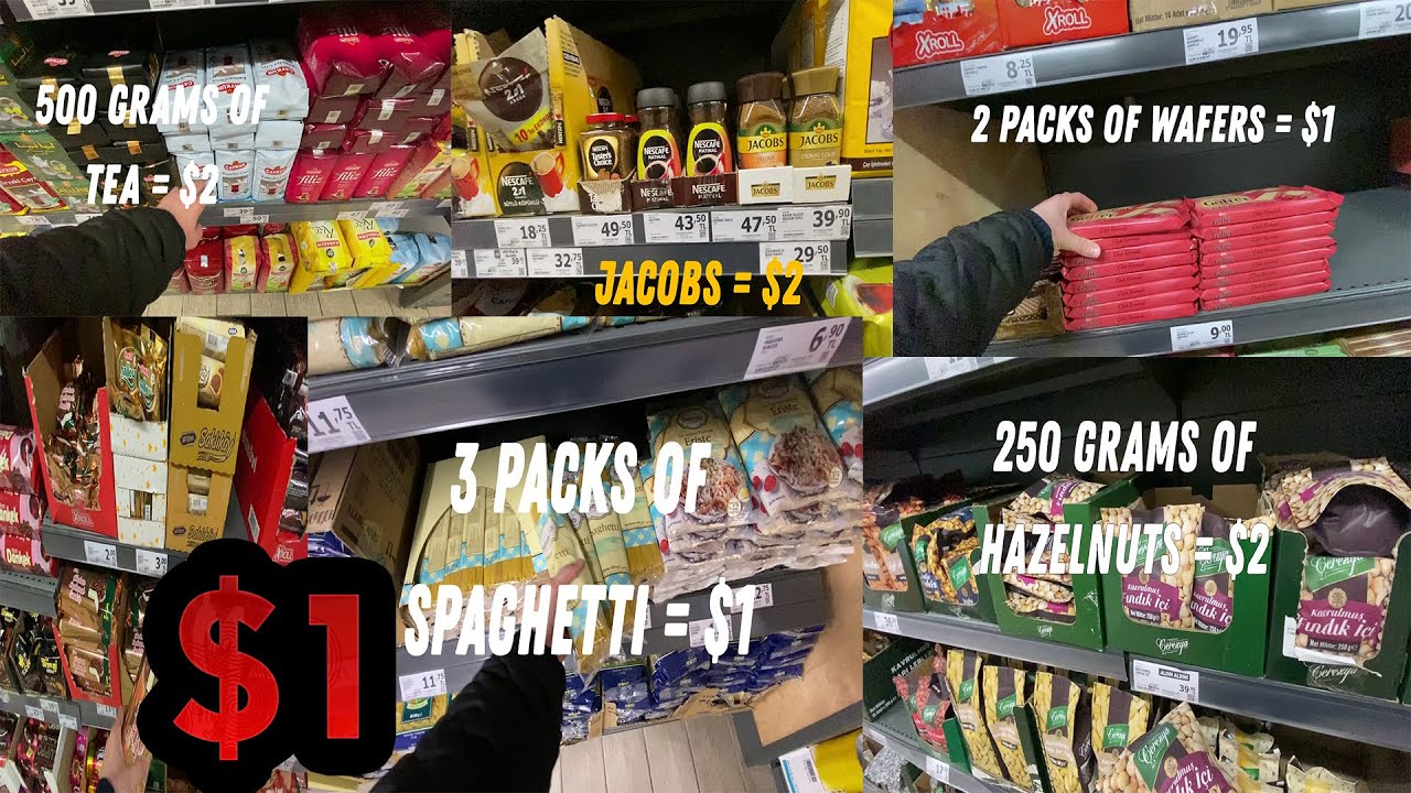 Turkish Supermarket Tour - prices in January 2023