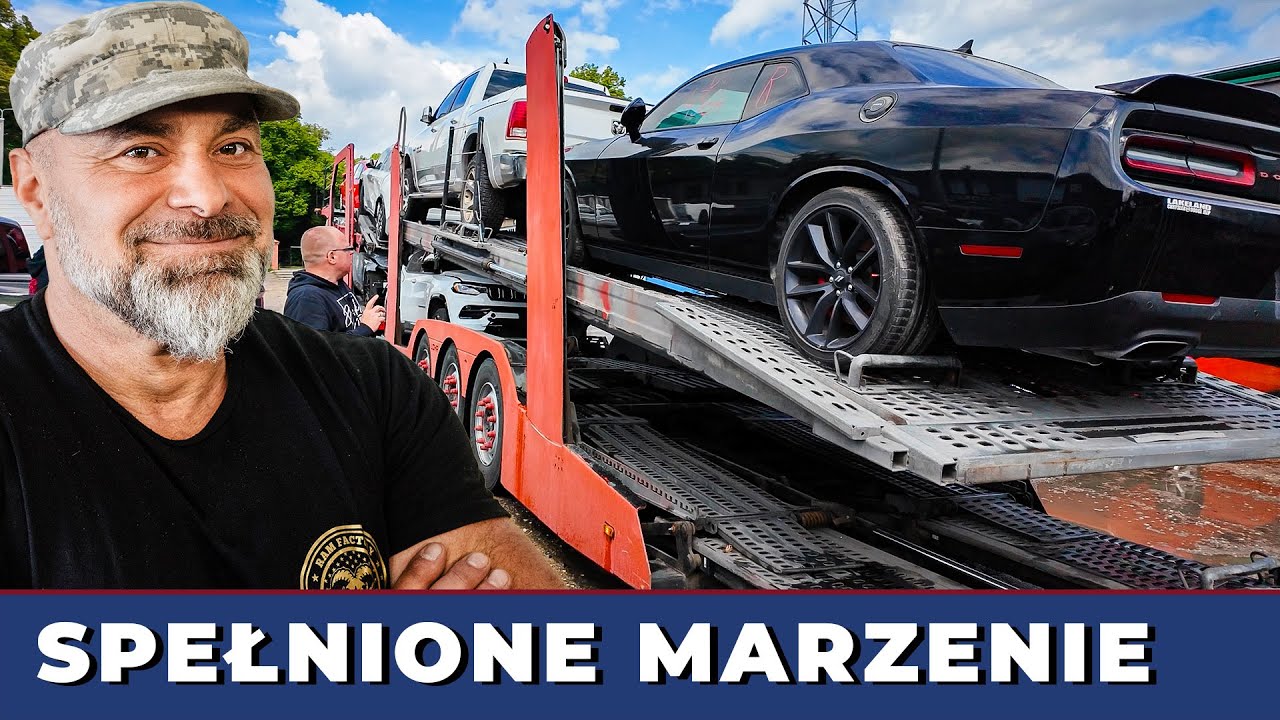 Rozładunek aut z USA. Dodge Challenger R/T 2021, RAM 1500 Laramie 2016