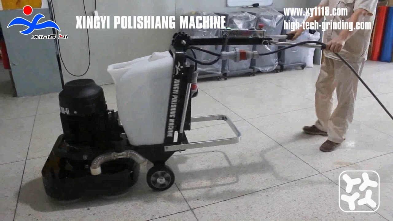 Xingyi machines are used to shinning the floor surface