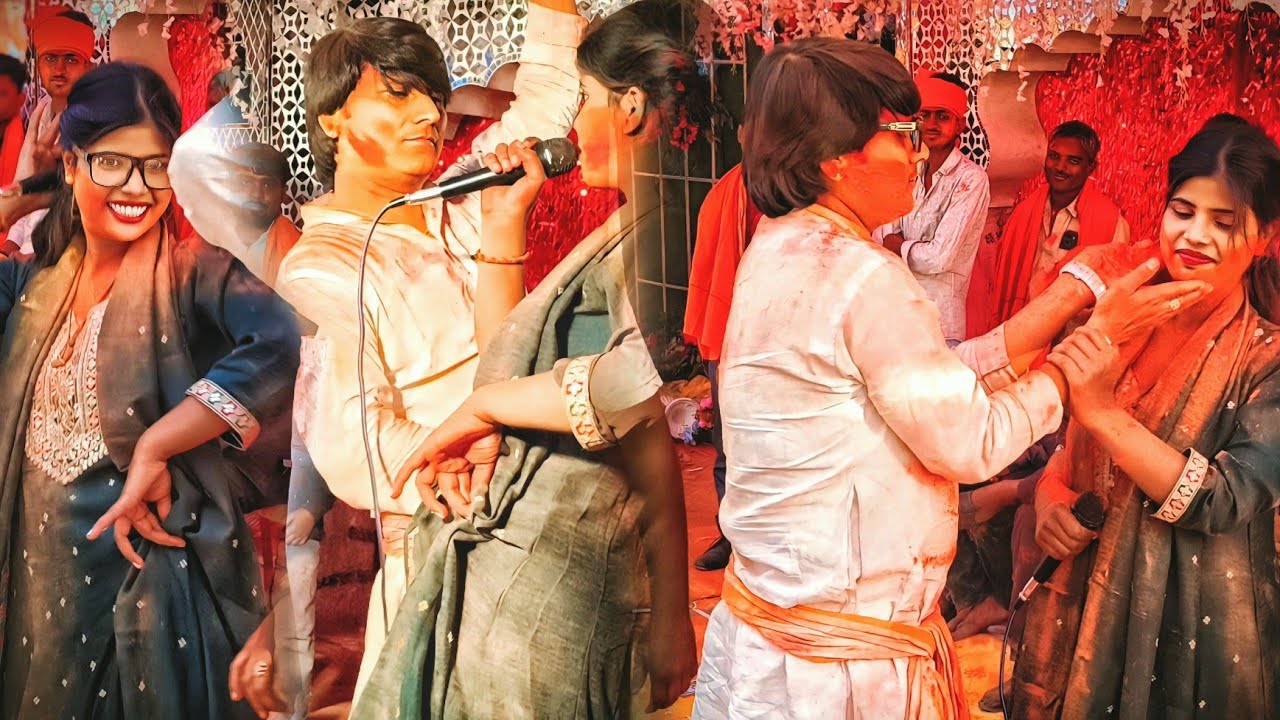 😆पूरे बिरहा में आज तक छप्पर फार होली खुलेआम मंच पर देवा लाल ने नई लड़की के साथ किया रोमांस #holi 