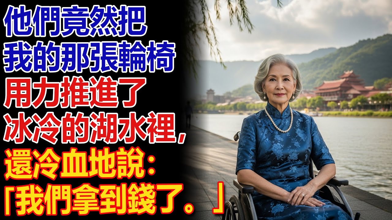 😈💰 他們把我的輪椅推進湖裡，還說：「她已經溺死了——現在我們就能拿走她全部的錢。」😏🔥但我做了這件事，讓他們後悔莫及……
