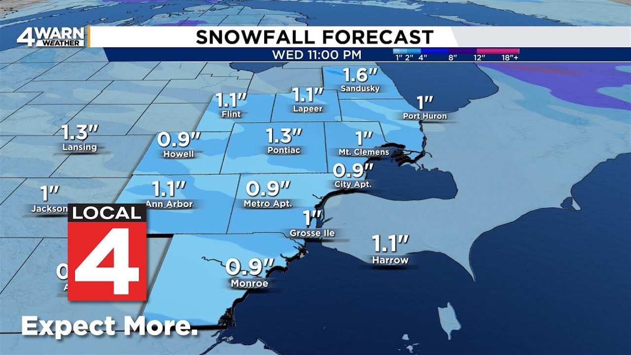 Metro Detroit weather forecast Dec. 31, 2025 -- 6 a.m. Update