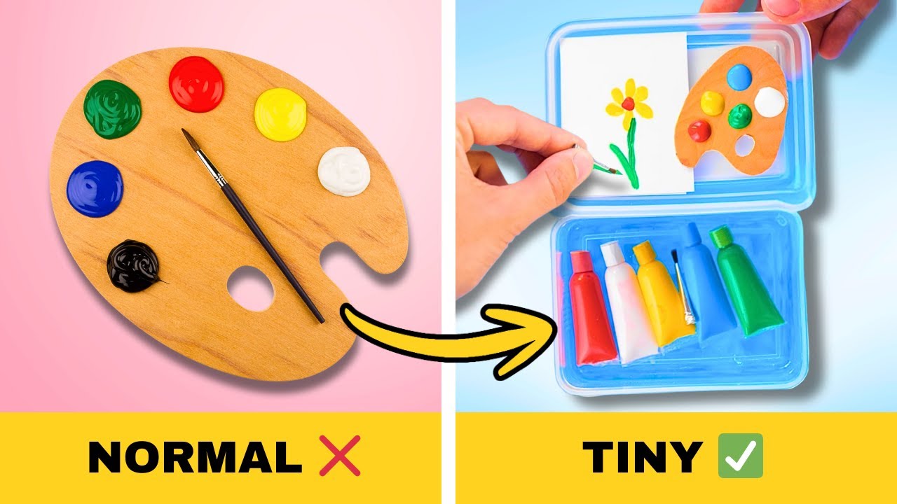 TINY DIY SCHOOL SUPPLIES 🎨 Cute Crafts for Happier School Days 💕✨