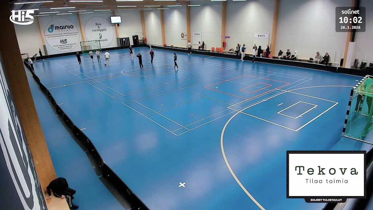 Hi5 Arena live - Salibandy- ja Futsalsarjat- 25.1.2026