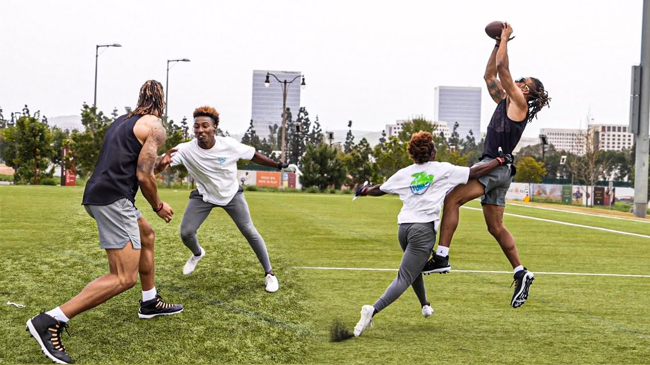 DOING 1ON1’S AGAINST CHASE CLAYPOOL & MICHAEL PITTMAN! (I GOT DUNKED ON)