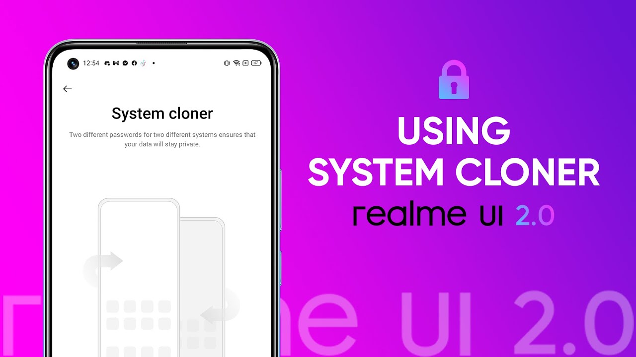 realme UI 2.0 | Using System Cloner