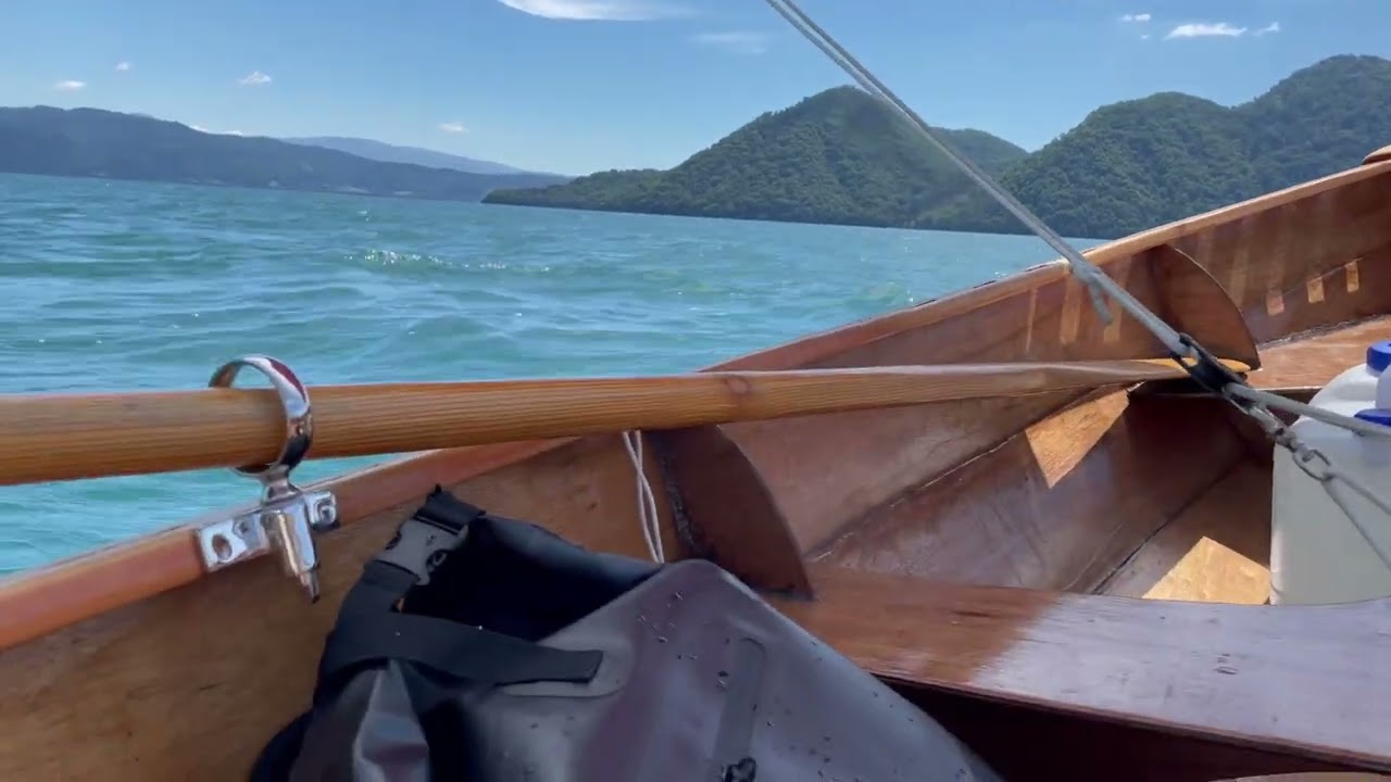 Sailing CLC Skerry “Swallow” to Nakajima Island in Lake Toya