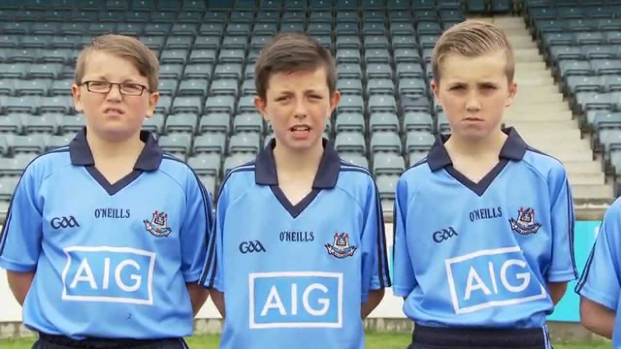 Kids grill Dublin GAA stars at AIG's Dublin jersey promotion launch