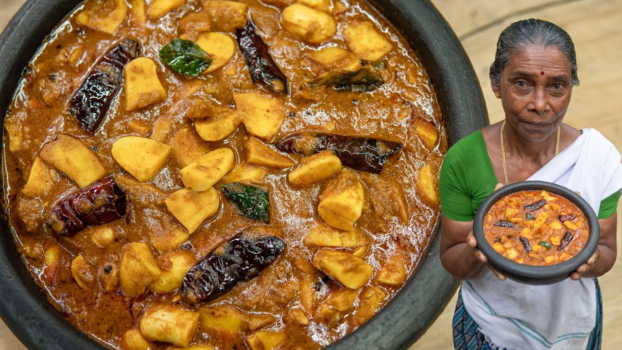 Tasty Jackfruit Seeds Curry - Chakkakuru Erissery