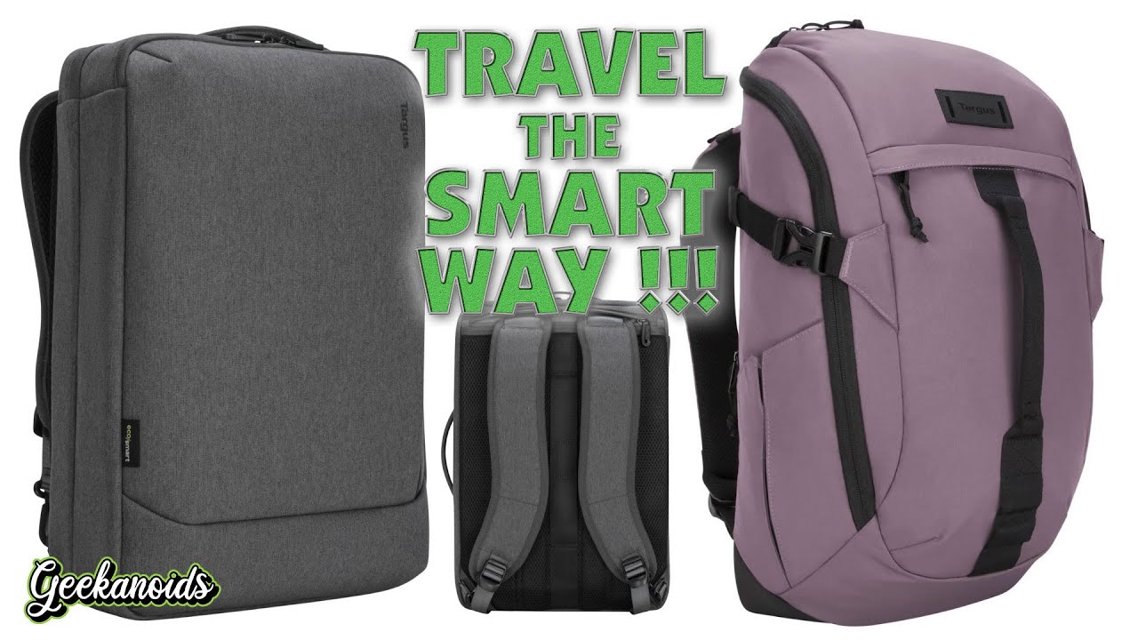 Targus EcoSmart Cypress Convertible Backpack & Sol-Lite Backpack Review