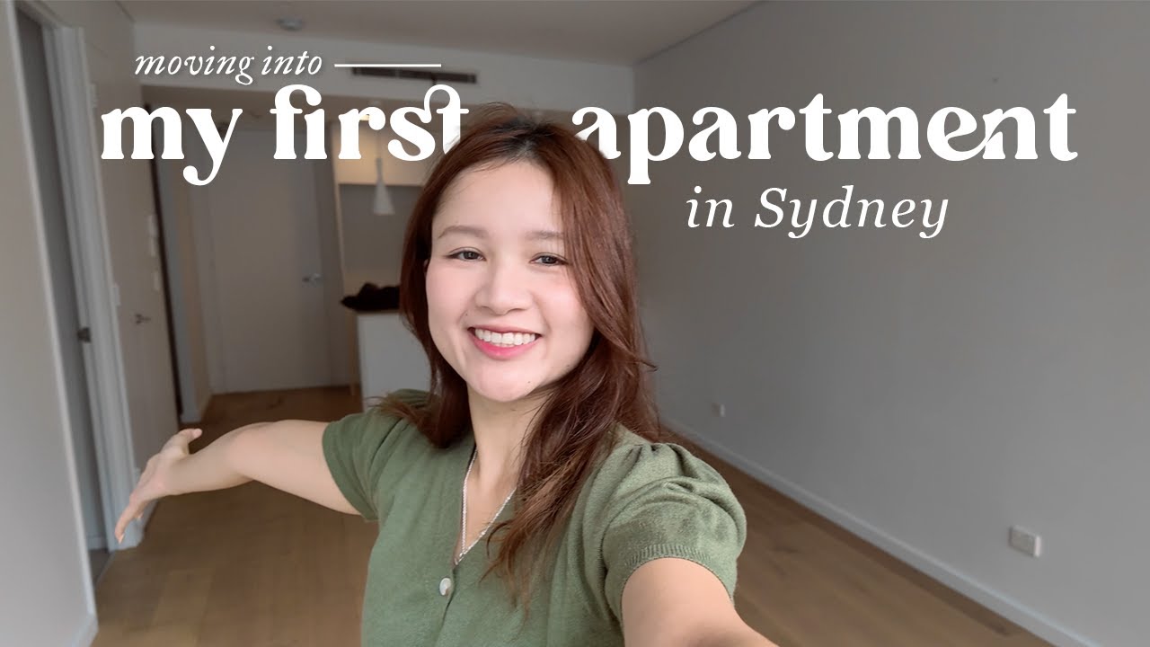 Moving into my FIRST apartment in Sydney 🏡 | a realistic moving vlog 💕
