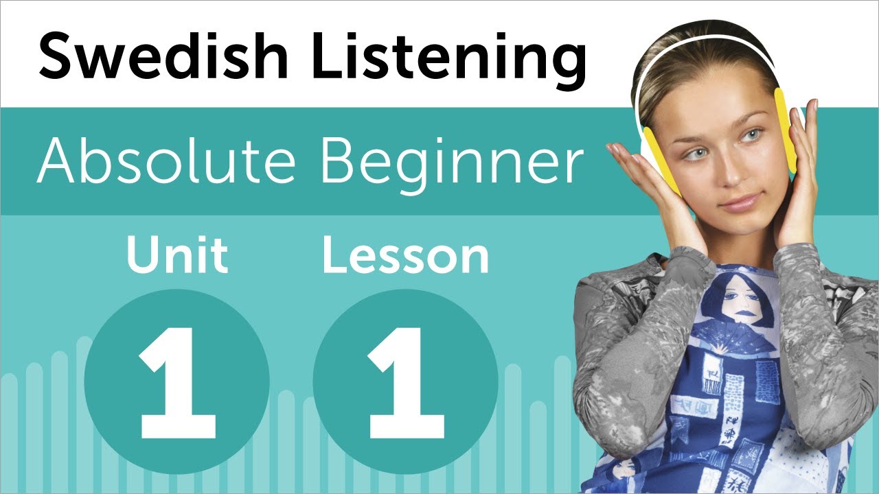 Swedish Listening Practice - At a Swedish Bookstore