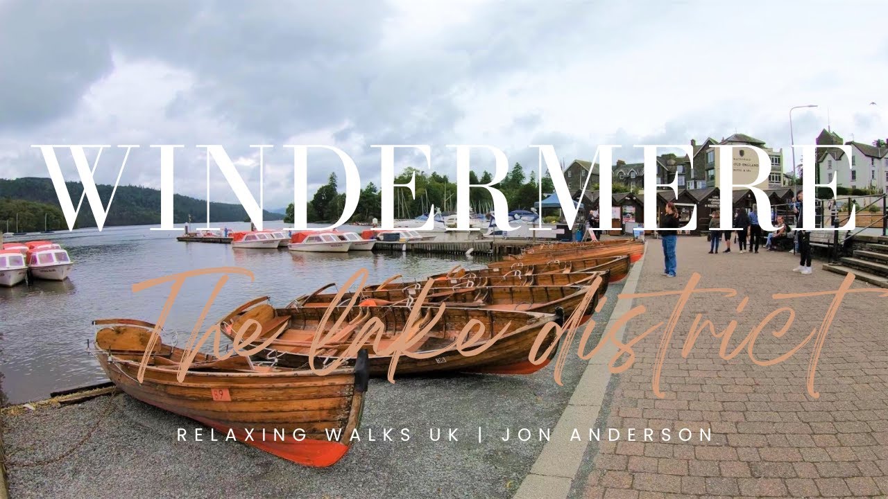 Bowness & Lake Windermere  | Walk Around This Beautiful Lake District Town & Lake Side - England 4K