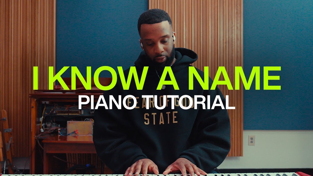 I Know A Name | Official Piano Tutorial | @elevationworship @brandonlakeofficial