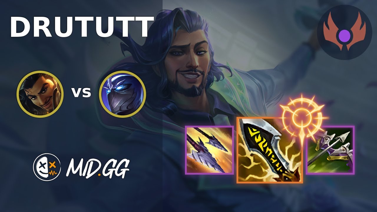 MID.GG: [ drututt ] Akshan TOP vs Shen | EUW MASTER | LOL Season 2026