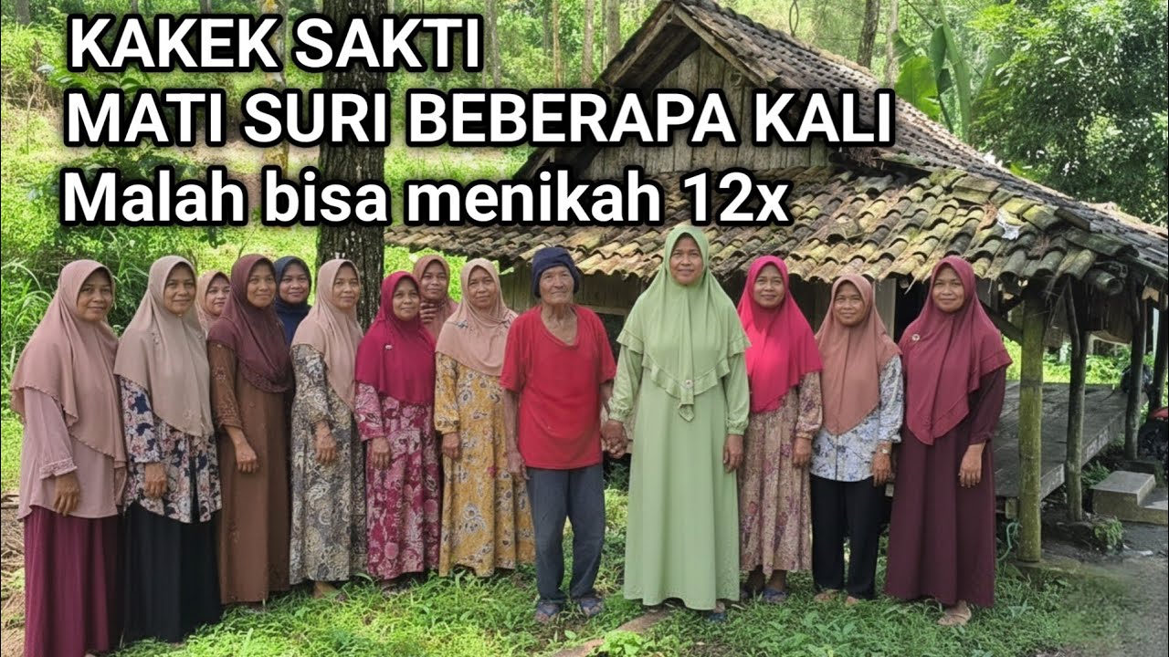 Merinding !!! Mbah Mun kakek sakti mempunyai 12 nyawa dan menikah 12 kali