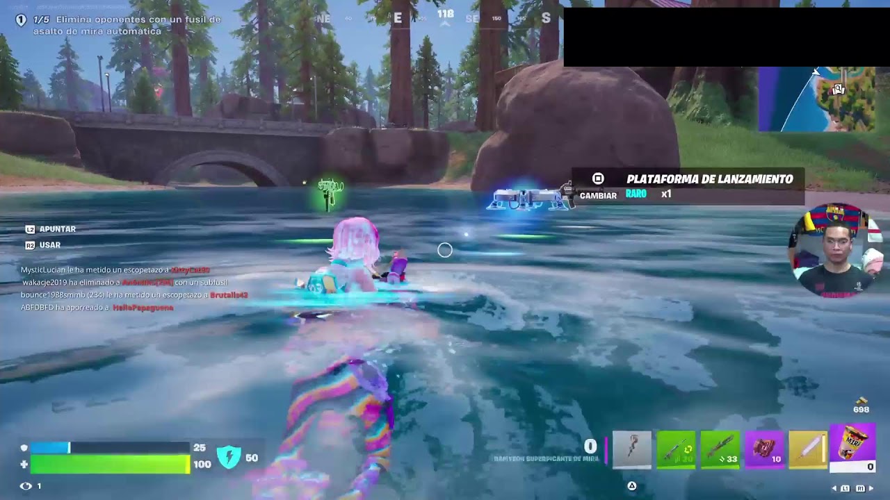 Fortnite con los papás.