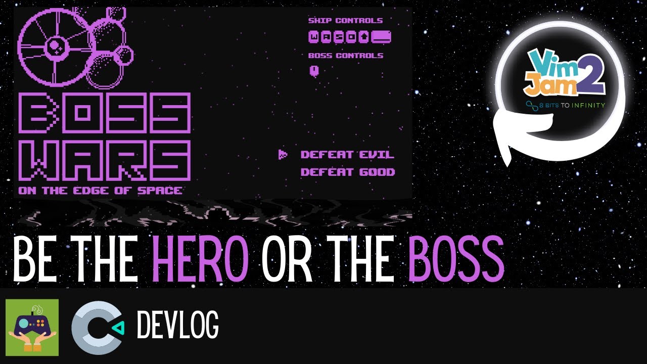 Making a boss fight in Construct 3 - Vimjam 2 Devlog