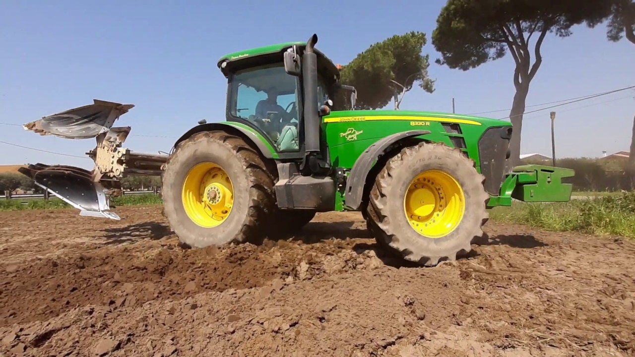 [ARATURA 2020] John deere 8320r | trivomere Ermo