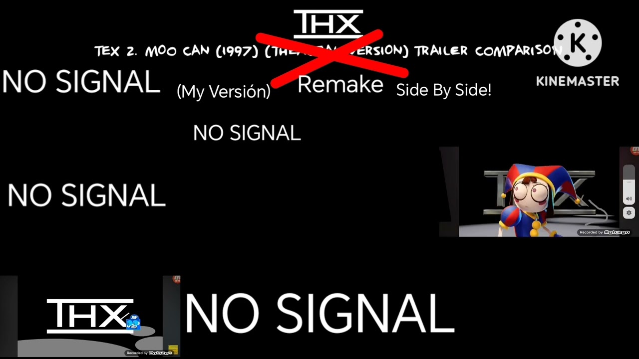 THX Tex 2 Moo Can 1997 Trailer Conparison (My Versión) Remake Side By Side!