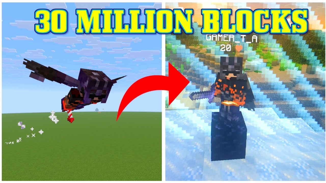 RICHING THA WORLD BODER IN MINCRAFT SURVIVAL...