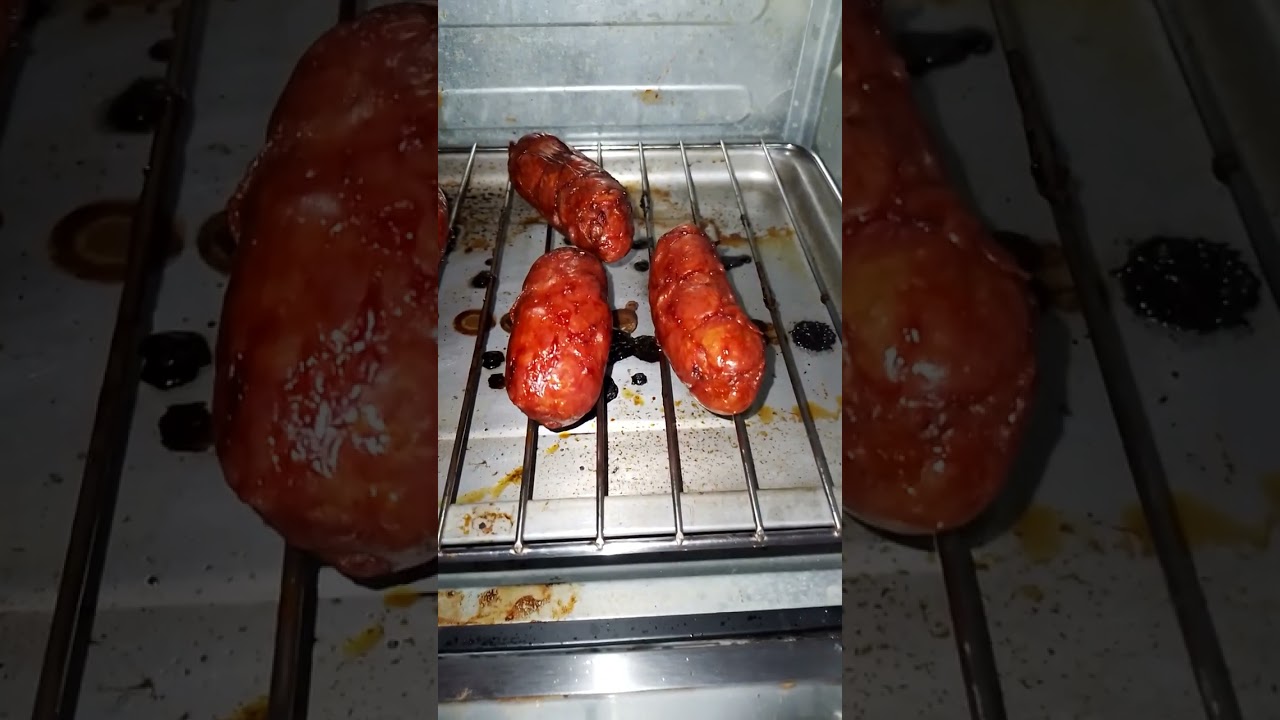 linguiça assada no forno eletrico