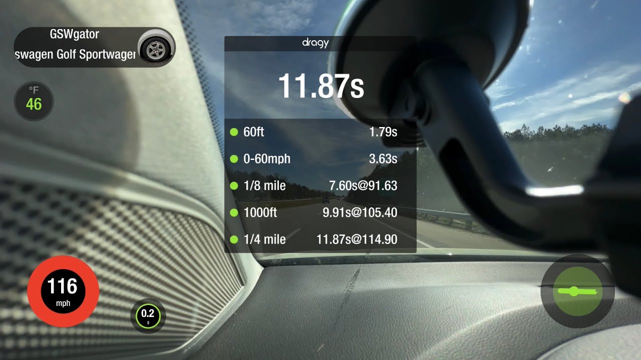Update to my VW MK7 Golf Sportwagen 11 second 1/4 mile - flex fuel and ROW MPI MK7.5 GTI Golf R