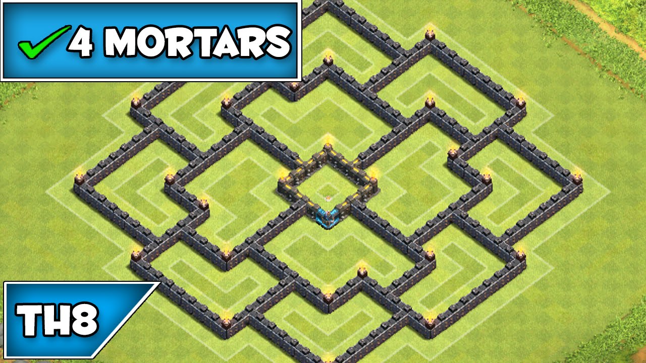 Clash of Clans - NEW Update BEST TH8 Farming BASE!! CoC BEST Town hall 8 Farming BASE!!