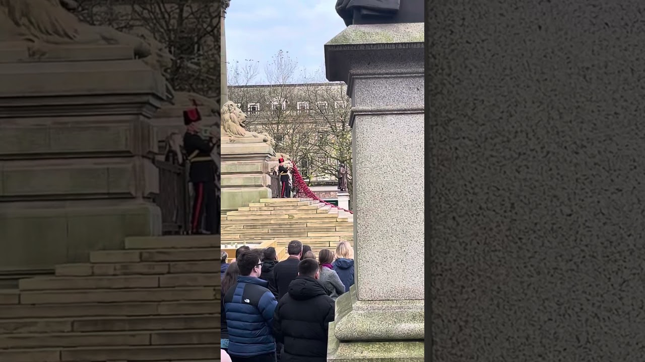 Respecting the fallen soldiers, Bolton England