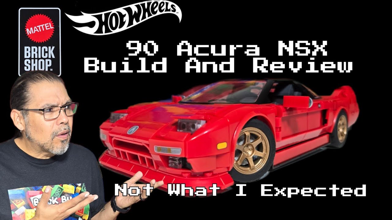 Mattel Brick Shop-Acura NSX-JFT17- Build And Review 