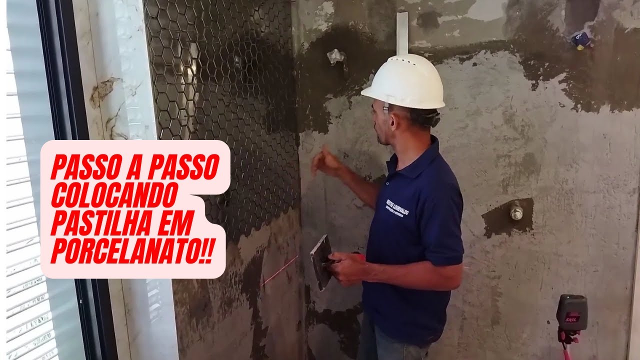 Como assentar pastilha 5x5 Hexagonal de uma forma diferente!!