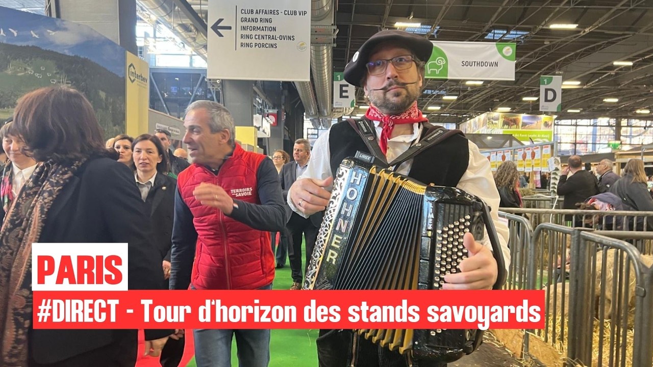 🚜 EN DIRECT - Tour d’horizon des stands savoyards au salon de l’agriculture