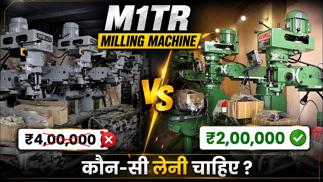 M1TR Milling Machine कौन-सी लेनी चाहिए ?